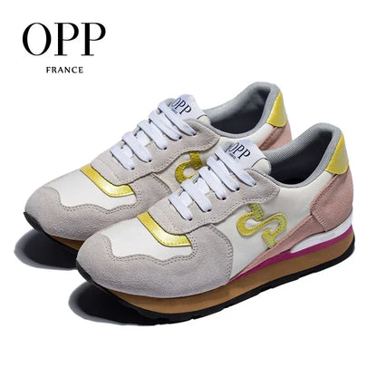 OPP Original Women Shoes Casual Sneakers High-end 327 Genuine Leather Sports Sneakers Balance Fashion  Luxury Designer Shoes