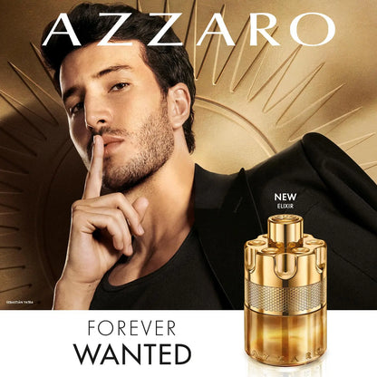 Azzaro - Forever Wanted Elixir - Mens Cologne - with Notes of Raspberry, Cardamom, and Leather Accord 100ml/ 3.4 Fl Oz