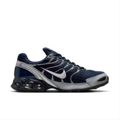 Nike's New Lightweight and Comfortable Professional Cushioning Training Shoes for Men, Reflective Air-Cushion Shoes, Air Max Torch 4, Lightweight and Wear-Resistant Leather-Covered Commuting Running Shoes, Obsidian Cool Color