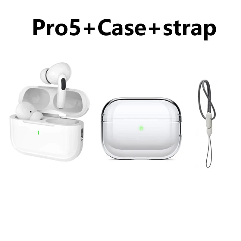 Wireless Earphones Pro 5 TWS Max Bluetooth Sport Earbuds  In Ear Noise Cancelling Headset For iPhone Android Headphone